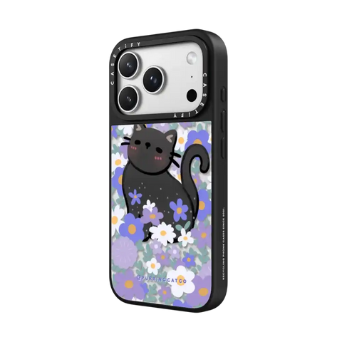 Cat in Flowers by Purringcatco