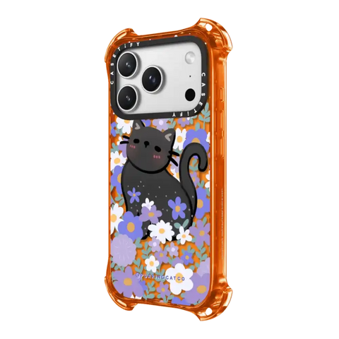 Cat in Flowers by Purringcatco