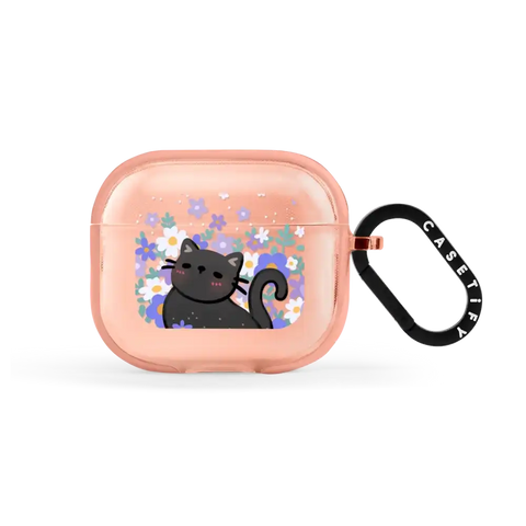 Cat in Flowers by Purringcatco