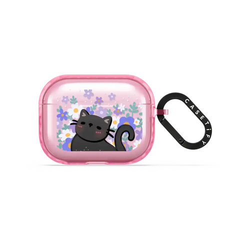 Cat in Flowers by Purringcatco