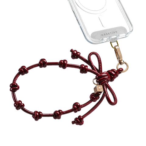 Bow Charm Wristlet