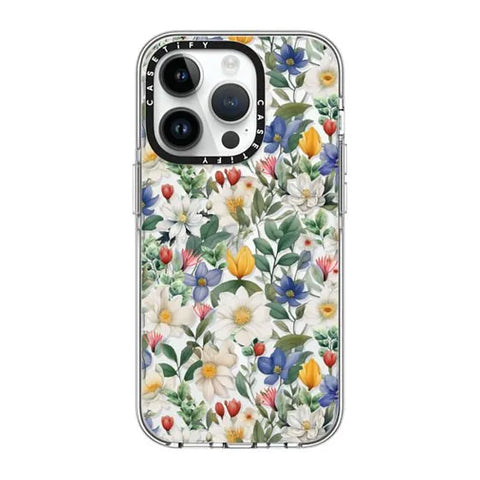 watercolour floral pattern
