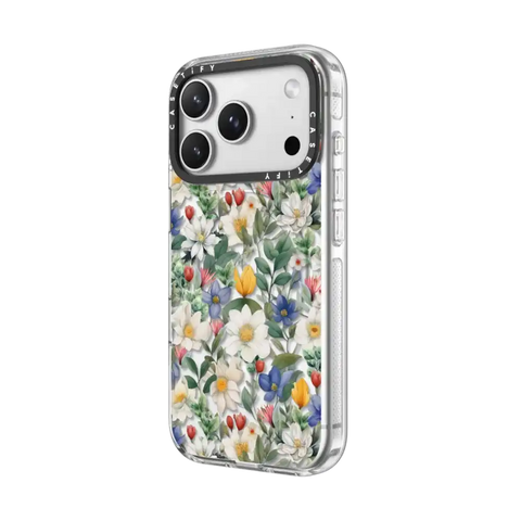 watercolour floral pattern