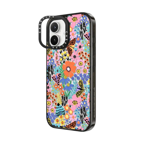 Butterfly Moth Flower Meadow - Floral Summer Pattern