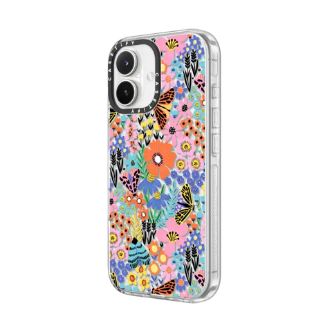 Butterfly Moth Flower Meadow - Floral Summer Pattern