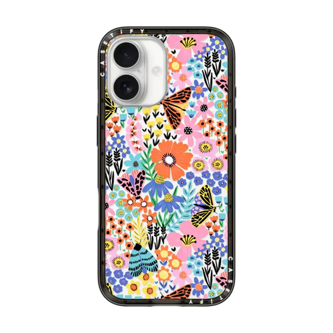 Butterfly Moth Flower Meadow - Floral Summer Pattern