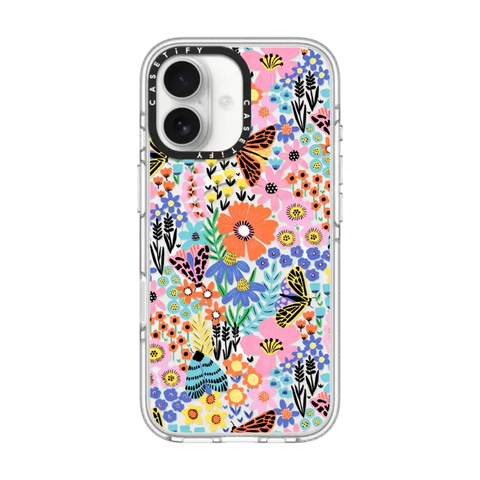 Butterfly Moth Flower Meadow - Floral Summer Pattern