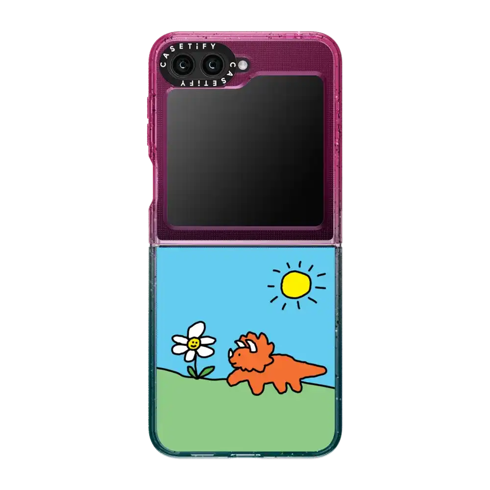 Tricera Meets Flower