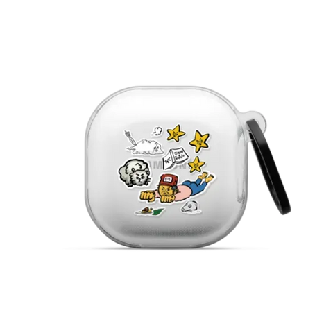 Chimchakman Sticker Earbuds Case