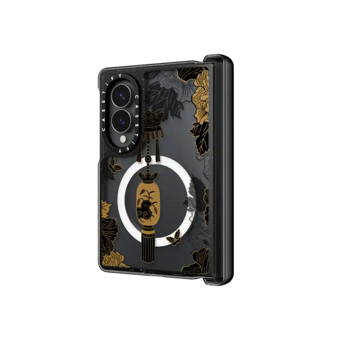 Yellow flowers silver Case