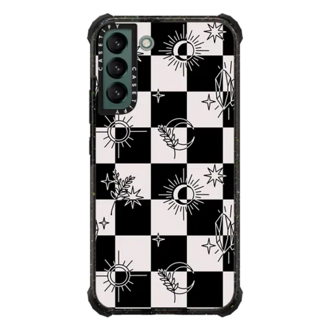 Witchy Checkered Print