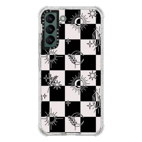 Witchy Checkered Print