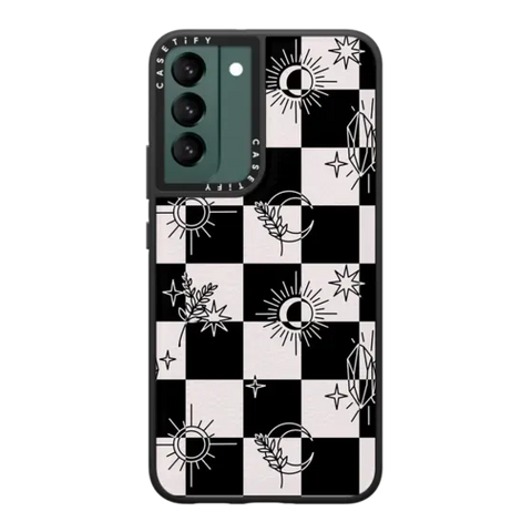 Witchy Checkered Print