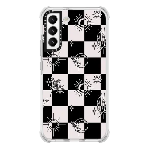 Witchy Checkered Print