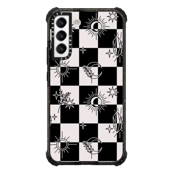 Witchy Checkered Print