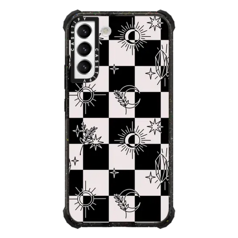 Witchy Checkered Print