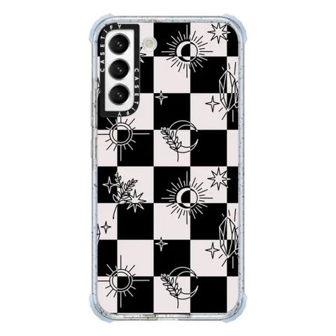 Witchy Checkered Print