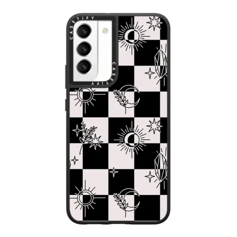 Witchy Checkered Print