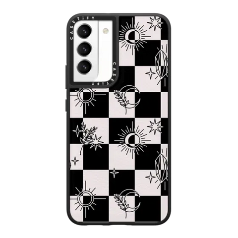 Witchy Checkered Print
