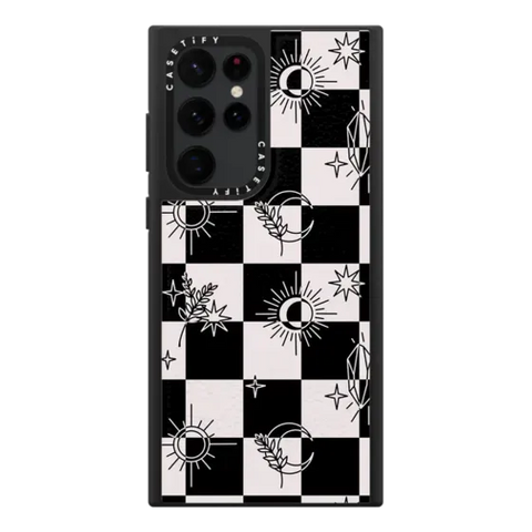 Witchy Checkered Print