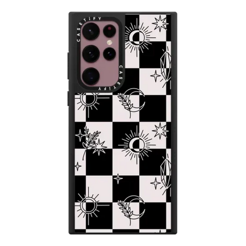 Witchy Checkered Print