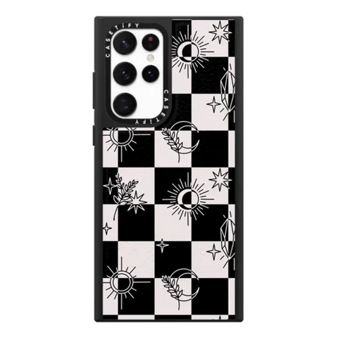 Witchy Checkered Print