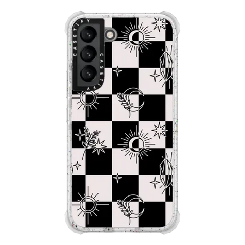 Witchy Checkered Print