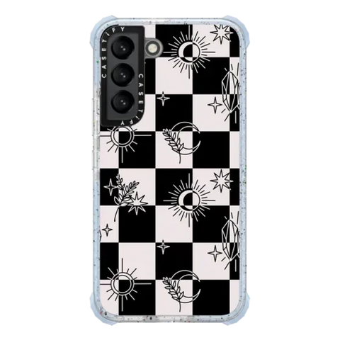 Witchy Checkered Print