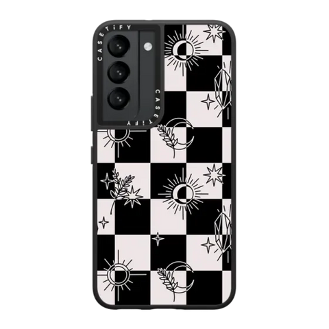 Witchy Checkered Print