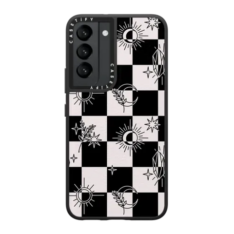 Witchy Checkered Print