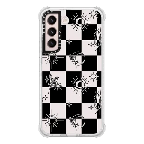 Witchy Checkered Print