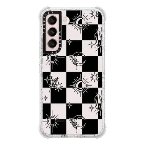 Witchy Checkered Print