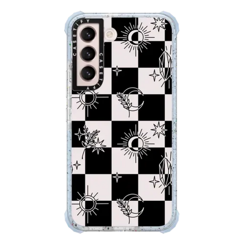 Witchy Checkered Print