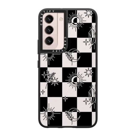Witchy Checkered Print