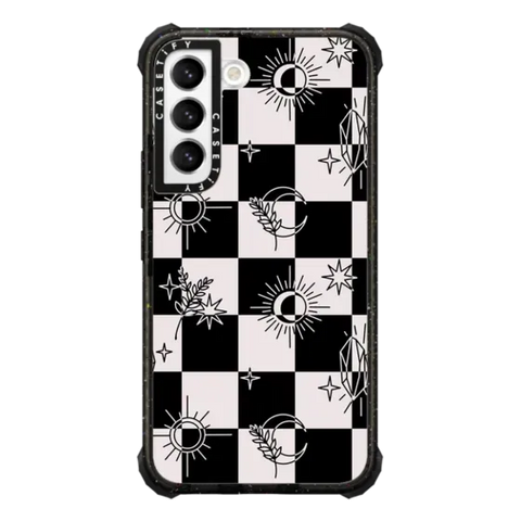 Witchy Checkered Print
