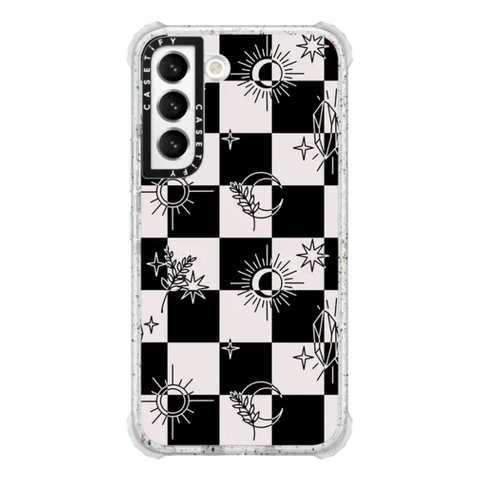 Witchy Checkered Print