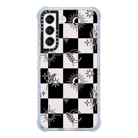 Witchy Checkered Print