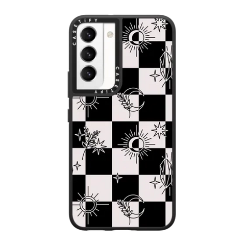 Witchy Checkered Print