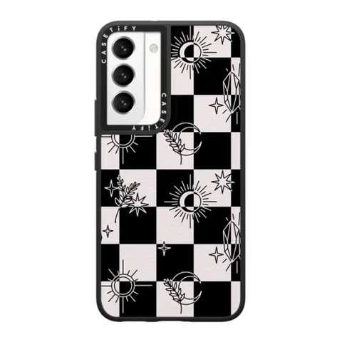 Witchy Checkered Print