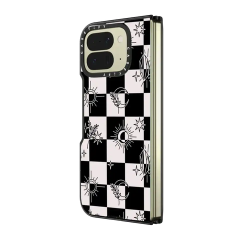 Witchy Checkered Print