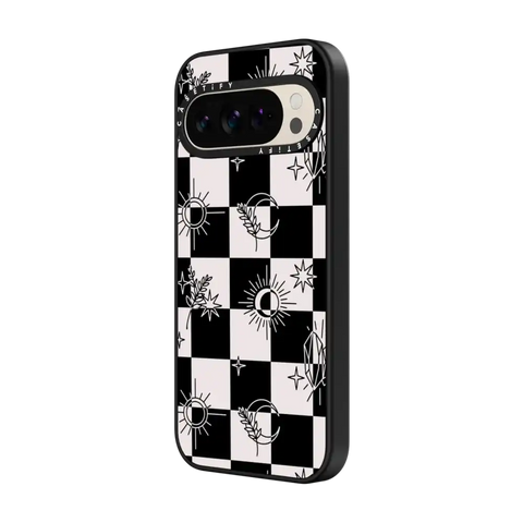 Witchy Checkered Print