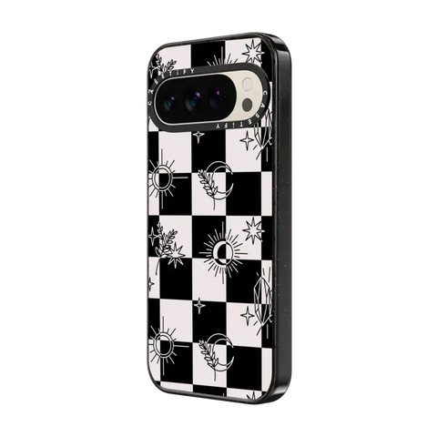 Witchy Checkered Print