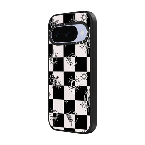 Witchy Checkered Print