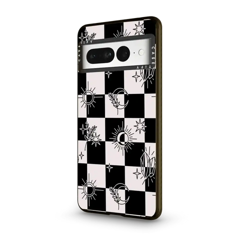 Witchy Checkered Print