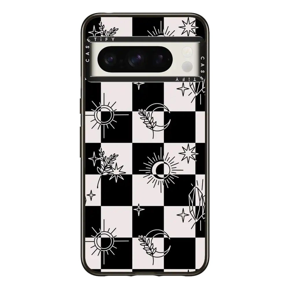 Witchy Checkered Print