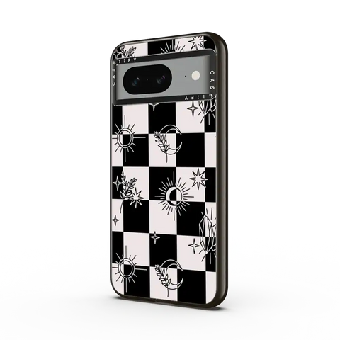 Witchy Checkered Print