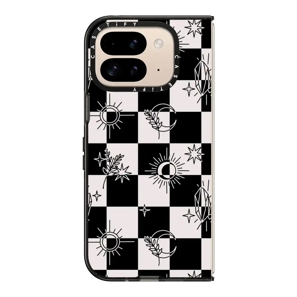 Witchy Checkered Print