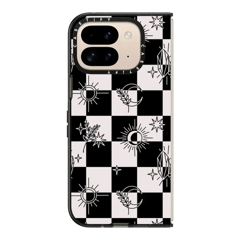Witchy Checkered Print