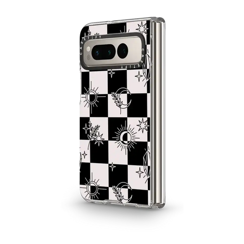 Witchy Checkered Print