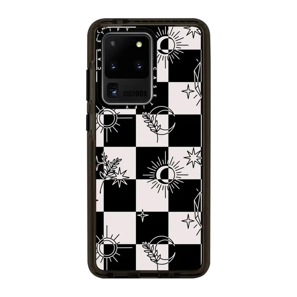 Witchy Checkered Print